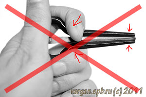 Wrong jews harp handling