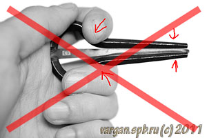 Wrong jaw harp handling