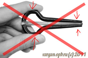 Wrong jews harp handling