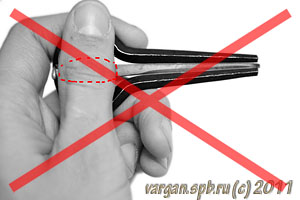 Wrong jews harp handling